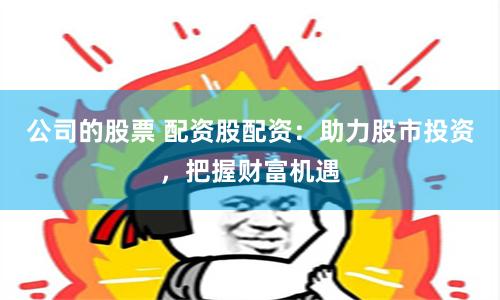 公司的股票 配资股配资：助力股市投资，把握财富机遇
